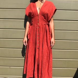 Modern–Victorian Style Sienna Canvas Dress